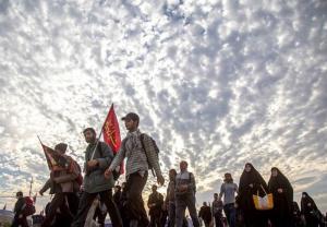 تصاویر / حرکت بزرگترین کاروان پیاده روی ۴۰ هزار نفری اربعین در ایران از منطقه ملاشیه اهواز