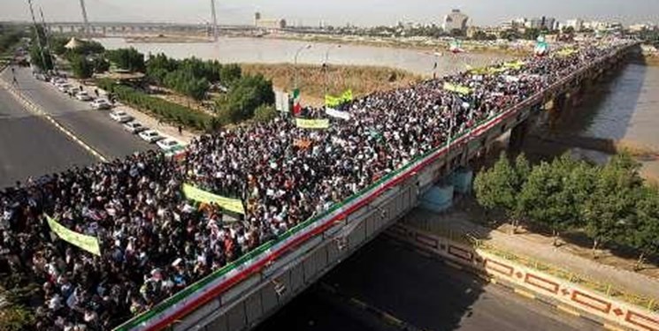تعیین مسیر راهپیمایی 22 بهمن در اهواز