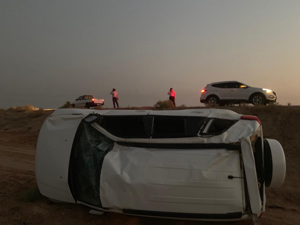  واژگونی خودرو مدیر کل منابع طبیعی خوزستان