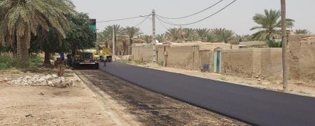  آسفالت معابر ۲۰ روستای خوزستان