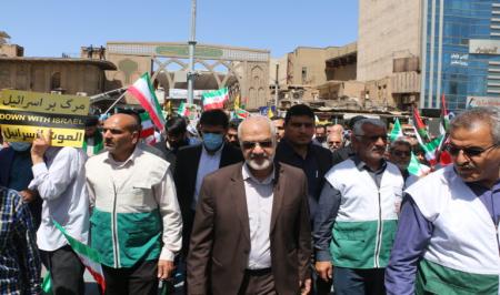  نمایش اتحاد و وفاداری مردم خوزستان به آرمانهای انقلاب