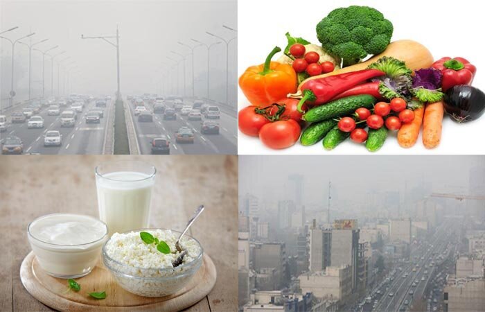 ضرورت مصرف خوراکی‌های مفید هنگام آلودگی هوا 