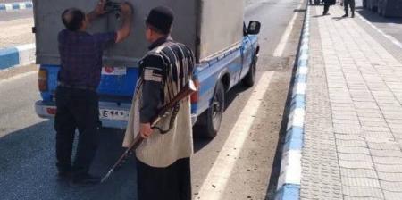  حضور عشایر بختیاری در کنار نیروهای نظامی برای بازرسی