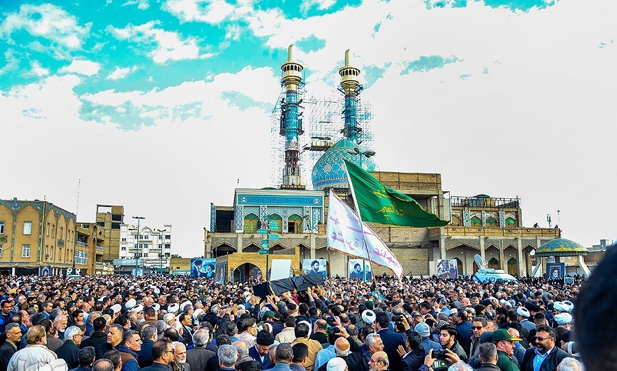  تشییع پیکر مطهر حضرت آیت الله شفیعی در اهواز
